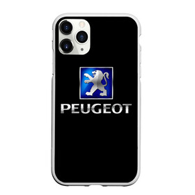 Чехол для iPhone 11 Pro матовый с принтом Peugeot , Силикон |  | brand | car | france | logo | peugeot | автомобиль | логотип | марка | франция