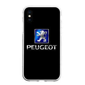 Чехол для iPhone XS Max матовый с принтом Peugeot , Силикон | Область печати: задняя сторона чехла, без боковых панелей | brand | car | france | logo | peugeot | автомобиль | логотип | марка | франция