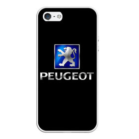 Чехол для iPhone 5/5S матовый с принтом Peugeot , Силикон | Область печати: задняя сторона чехла, без боковых панелей | brand | car | france | logo | peugeot | автомобиль | логотип | марка | франция