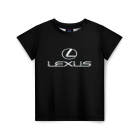 Детская футболка 3D с принтом lexus , 100% гипоаллергенный полиэфир | прямой крой, круглый вырез горловины, длина до линии бедер, чуть спущенное плечо, ткань немного тянется | Тематика изображения на принте: brand | car | japan | lexus | logo | toyota motor | автомобиль | лексус | логотип | марка | япония