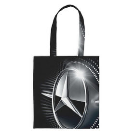 Сумка 3D повседневная с принтом Mercedes-Benz , 100% полиэстер | Плотность: 200 г/м2; Размер: 34×35 см; Высота лямок: 30 см | car | germany | logo | make | mercedes benz | автомобиль | германия | логотип | марка | мерседес бенц