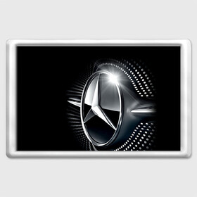 Магнит 45*70 с принтом Mercedes-Benz , Пластик | Размер: 78*52 мм; Размер печати: 70*45 | car | germany | logo | make | mercedes benz | автомобиль | германия | логотип | марка | мерседес бенц