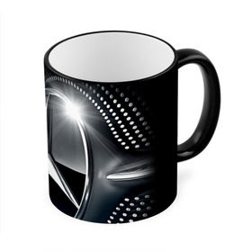 Кружка 3D с принтом Mercedes-Benz , керамика | ёмкость 330 мл | Тематика изображения на принте: car | germany | logo | make | mercedes benz | автомобиль | германия | логотип | марка | мерседес бенц