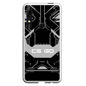 Чехол для Honor P Smart Z с принтом CS GOBlack collection , Силикон | Область печати: задняя сторона чехла, без боковых панелей | 3d | awp | counter strike | game | skin | system lock black | авп | игры | прикольные | скин