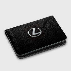 Картхолдер с принтом с принтом Lexus , натуральная матовая кожа | размер 7,3 х 10 см; кардхолдер имеет 4 кармана для карт; | brand | car | japan | lexus | logo | toyota motor | автомобиль | лексус | логотип | марка | япония