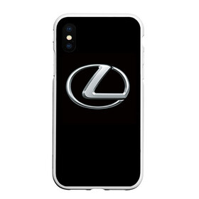 Чехол для iPhone XS Max матовый с принтом Lexus , Силикон | Область печати: задняя сторона чехла, без боковых панелей | brand | car | japan | lexus | logo | toyota motor | автомобиль | лексус | логотип | марка | япония