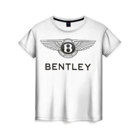 Женская футболка 3D с принтом Bentley , 100% полиэфир ( синтетическое хлопкоподобное полотно) | прямой крой, круглый вырез горловины, длина до линии бедер | bentley | brand | britain | car | elite | expensive | limited | logo | mtorz | автомобиль | британия | бэнтли | дорогой | лимитед | логотип | марка | мторз | элитный