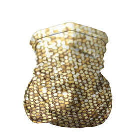 Бандана-труба 3D с принтом Золото , 100% полиэстер, ткань с особыми свойствами — Activecool | плотность 150‒180 г/м2; хорошо тянется, но сохраняет форму | пайетки | текстура | чешуя