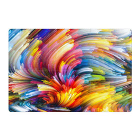 Магнитный плакат 3Х2 с принтом Яркие краски , Полимерный материал с магнитным слоем | 6 деталей размером 9*9 см | 2017 | классно | красиво | мазки | радуга | фестиваль красок | холи | яркие краски