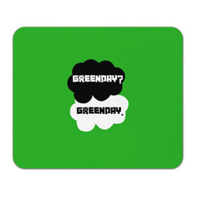 Коврик прямоугольный с принтом Green day , натуральный каучук | размер 230 х 185 мм; запечатка лицевой стороны | green day | грин дей | зеленый день
