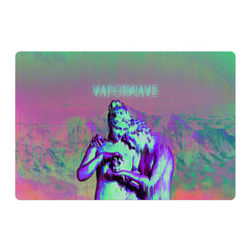 Магнитный плакат 3Х2 с принтом Vaporwave статуя , Полимерный материал с магнитным слоем | 6 деталей размером 9*9 см | Тематика изображения на принте: 2к17 | iwkyasap | vaporwave | мода | музыка vaporwave | статуя | стиль | хайп
