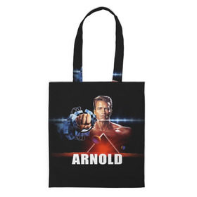 Сумка 3D повседневная с принтом Arnold , 100% полиэстер | Плотность: 200 г/м2; Размер: 34×35 см; Высота лямок: 30 см | Тематика изображения на принте: arnold schwarzenegger | cinema | movie | актёр | арнольд шварценеггер | блокбастер | боевик | звезда | кино | киногерой