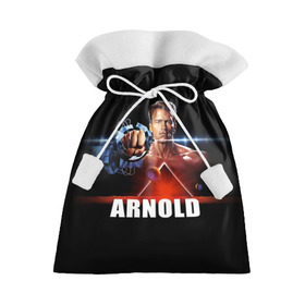 Подарочный 3D мешок с принтом Arnold , 100% полиэстер | Размер: 29*39 см | arnold schwarzenegger | cinema | movie | актёр | арнольд шварценеггер | блокбастер | боевик | звезда | кино | киногерой