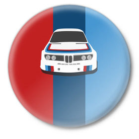 Значок с принтом Colors ,  металл | круглая форма, металлическая застежка в виде булавки | auto | bmw | авто | бмв | машина