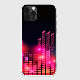 Чехол для iPhone 12 Pro Max с принтом Equalizer light , Силикон |  | color | colour | glim | glow | light | lights | shine | world