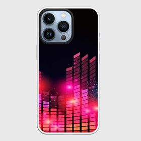 Чехол для iPhone 13 Pro с принтом Equalizer light ,  |  | color | colour | glim | glow | light | lights | shine | world