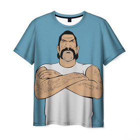 Мужская футболка 3D с принтом Кохонес , 100% полиэфир | прямой крой, круглый вырез горловины, длина до линии бедер | Тематика изображения на принте: grand theft auto | gta | vice city | вайс сити | гта