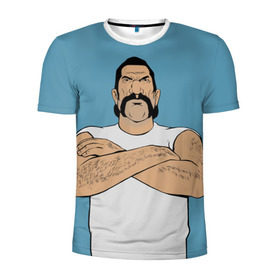 Мужская футболка 3D спортивная с принтом Кохонес , 100% полиэстер с улучшенными характеристиками | приталенный силуэт, круглая горловина, широкие плечи, сужается к линии бедра | grand theft auto | gta | vice city | вайс сити | гта