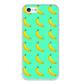 Чехол для iPhone 5/5S матовый с принтом Banana , Силикон | Область печати: задняя сторона чехла, без боковых панелей | banana | fruits | vegan | vegetables | vegetarian | банан | веган | вегетарианство | еда | овощи | фрукты