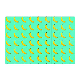 Магнитный плакат 3Х2 с принтом Banana , Полимерный материал с магнитным слоем | 6 деталей размером 9*9 см | banana | fruits | vegan | vegetables | vegetarian | банан | веган | вегетарианство | еда | овощи | фрукты