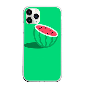 Чехол для iPhone 11 Pro матовый с принтом Арбуз , Силикон |  | fruits | vegan | vegetables | vegetarian | веган | вегетарианство | еда | овощи | фрукты