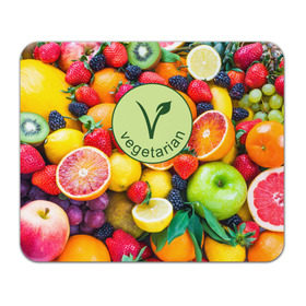 Коврик прямоугольный с принтом Vegetarian , натуральный каучук | размер 230 х 185 мм; запечатка лицевой стороны | fruits | vegan | vegetables | vegetarian | веган | вегетарианство | еда | овощи | фрукты
