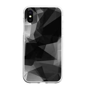 Чехол для iPhone XS Max матовый с принтом Camo - Black & White (Чёрно-белый камуфляж) , Силикон | Область печати: задняя сторона чехла, без боковых панелей | 0x000000123 | camo | камуфляж | чёрно белый