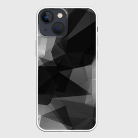 Чехол для iPhone 13 mini с принтом Camo   Black  White (Чёрно белый камуфляж) ,  |  | 0x000000123 | camo | камуфляж | чёрно белый