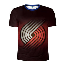 Мужская футболка 3D спортивная с принтом NBA: Портленд трэйл блэйзерс , 100% полиэстер с улучшенными характеристиками | приталенный силуэт, круглая горловина, широкие плечи, сужается к линии бедра | nba