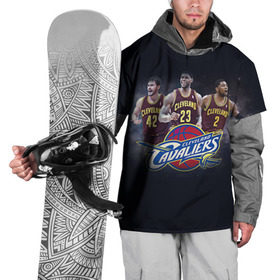 Накидка на куртку 3D с принтом NBA: Cleveland Cavaliers , 100% полиэстер |  | Тематика изображения на принте: nba