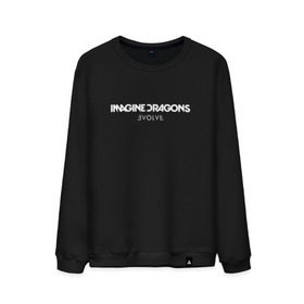 Мужской свитшот хлопок с принтом Imagine Dragons Evolve 1 , 100% хлопок |  | Тематика изображения на принте: dragons | evolve | imagine