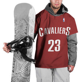 Накидка на куртку 3D с принтом Форма Cavaliers Cleveland красная , 100% полиэстер |  | Тематика изображения на принте: nba