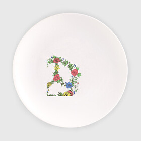 Тарелка с принтом peace flowers , фарфор | диаметр - 210 мм
диаметр для нанесения принта - 120 мм | flowers | peace | мир | цветы