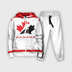 Детский костюм 3D с принтом TEAM CANADA ,  |  | Тематика изображения на принте: 2017 | canada | team | teamcanada | канада | мира | россия | хоккей | чемпионат | чм2017