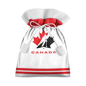 Подарочный 3D мешок с принтом TEAM CANADA , 100% полиэстер | Размер: 29*39 см | Тематика изображения на принте: 2017 | canada | team | teamcanada | канада | мира | россия | хоккей | чемпионат | чм2017