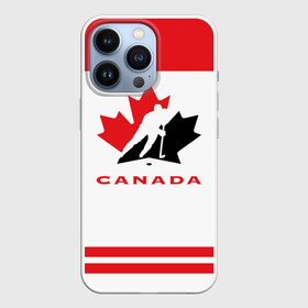 Чехол для iPhone 13 Pro с принтом TEAM CANADA ,  |  | Тематика изображения на принте: 2017 | canada | team | teamcanada | канада | мира | россия | хоккей | чемпионат | чм2017