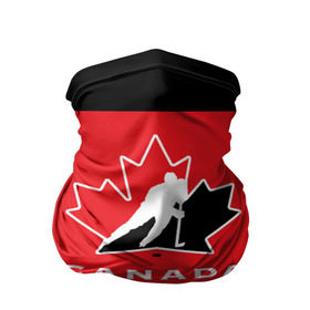 Бандана-труба 3D с принтом TEAM CANADA , 100% полиэстер, ткань с особыми свойствами — Activecool | плотность 150‒180 г/м2; хорошо тянется, но сохраняет форму | 2017 | canada | hochey | team | teamcanada | канада | мира | россия | хоккей | чемпионат | чм2017