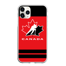 Чехол для iPhone 11 Pro матовый с принтом TEAM CANADA , Силикон |  | Тематика изображения на принте: 2017 | canada | hochey | team | teamcanada | канада | мира | россия | хоккей | чемпионат | чм2017