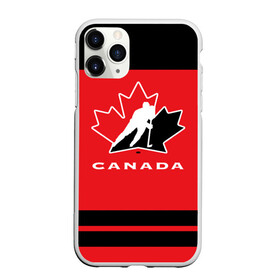 Чехол для iPhone 11 Pro Max матовый с принтом TEAM CANADA , Силикон |  | Тематика изображения на принте: 2017 | canada | hochey | team | teamcanada | канада | мира | россия | хоккей | чемпионат | чм2017