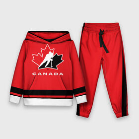 Детский костюм 3D (с толстовкой) с принтом TEAM CANADA ,  |  | Тематика изображения на принте: 2017 | canada | hochey | team | teamcanada | канада | мира | россия | хоккей | чемпионат | чм2017