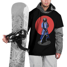 Накидка на куртку 3D с принтом Самурай, японское солнце , 100% полиэстер |  | Тематика изображения на принте: азия | воин | катана | меч | сегун | сэнсэй | харакири | честь | японец | япония