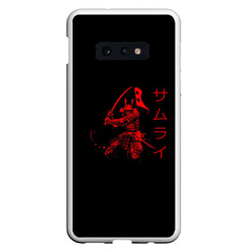 Чехол для Samsung S10E с принтом Японские иероглифы - самурай , Силикон | Область печати: задняя сторона чехла, без боковых панелей | азия | воин | катана | меч | сегун | сэнсэй | харакири | честь | японец | япония