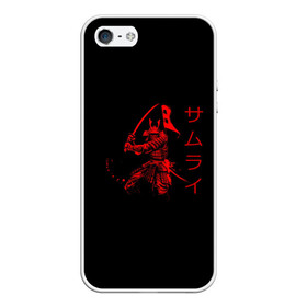 Чехол для iPhone 5/5S матовый с принтом Японские иероглифы - самурай , Силикон | Область печати: задняя сторона чехла, без боковых панелей | азия | воин | катана | меч | сегун | сэнсэй | харакири | честь | японец | япония