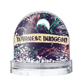 Снежный шар с принтом Darkest Dungeon , Пластик | Изображение внутри шара печатается на глянцевой фотобумаге с двух сторон | Тематика изображения на принте: darkest dungeon | замок | игра | логотип | рыцарь | темные подземелья | тьма | череп | чумной доктор