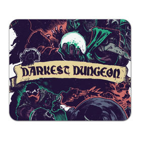 Коврик прямоугольный с принтом Darkest Dungeon , натуральный каучук | размер 230 х 185 мм; запечатка лицевой стороны | darkest dungeon | замок | игра | логотип | рыцарь | темные подземелья | тьма | череп | чумной доктор