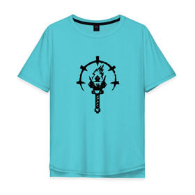 Мужская футболка хлопок Oversize с принтом Darkest Dungeon , 100% хлопок | свободный крой, круглый ворот, “спинка” длиннее передней части | 