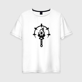 Женская футболка хлопок Oversize с принтом Darkest Dungeon , 100% хлопок | свободный крой, круглый ворот, спущенный рукав, длина до линии бедер
 | 