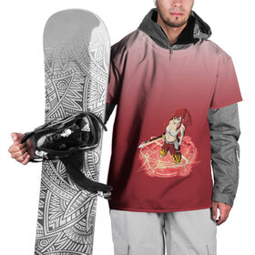 Накидка на куртку 3D с принтом Erza Scarlet (Fairy Tail) , 100% полиэстер |  | Тематика изображения на принте: 