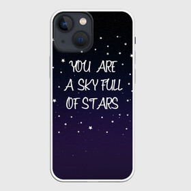 Чехол для iPhone 13 mini с принтом Sky ,  |  | chris martin | coldplay | night | sky | stars | звезды | колдплей | крис мартин | небо