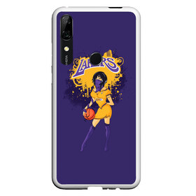 Чехол для Honor P Smart Z с принтом Lakers , Силикон | Область печати: задняя сторона чехла, без боковых панелей | basketball | cheerleader | girl | lakers | nba | street